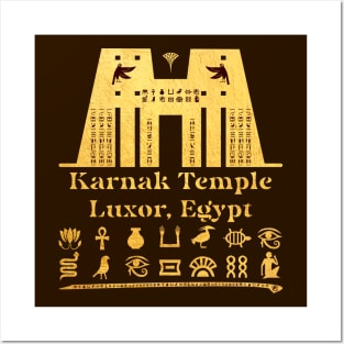 Ancient Karnak Temple: Luxor, Egypt Posters and Art